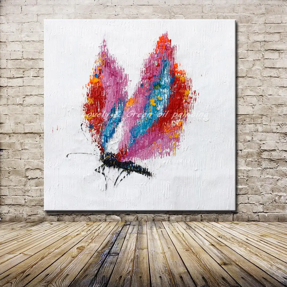 

Hand Made Dragonfly Animal Oil Painting On Canvas Wall Picture For Living Room Home Decoration Art Modern Decorative Pictures