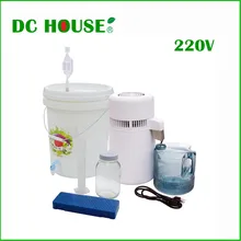 Дистиллятор воды Pure 220 В 4L Очиститель Воды Фильтр 750 Вт Нержавеющей Стали Дистиллятор Воды Машина для Дома, Больницы, Лаборатории офис