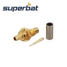 RF разъем Superbat SMC обжимной разъем Кабельный разъем с уплотнением для LMR100 кабель(10 шт