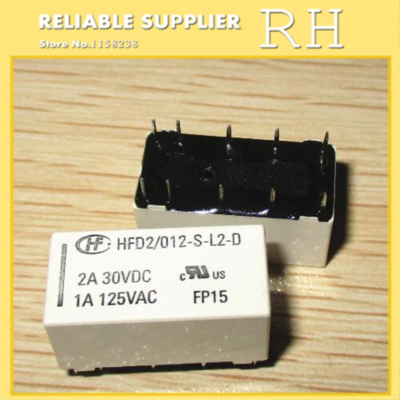 10PCS/lot Relays HFD2 012 S L2 D HFD2/012 S L2 D 2A 30VDC Magnetic ...