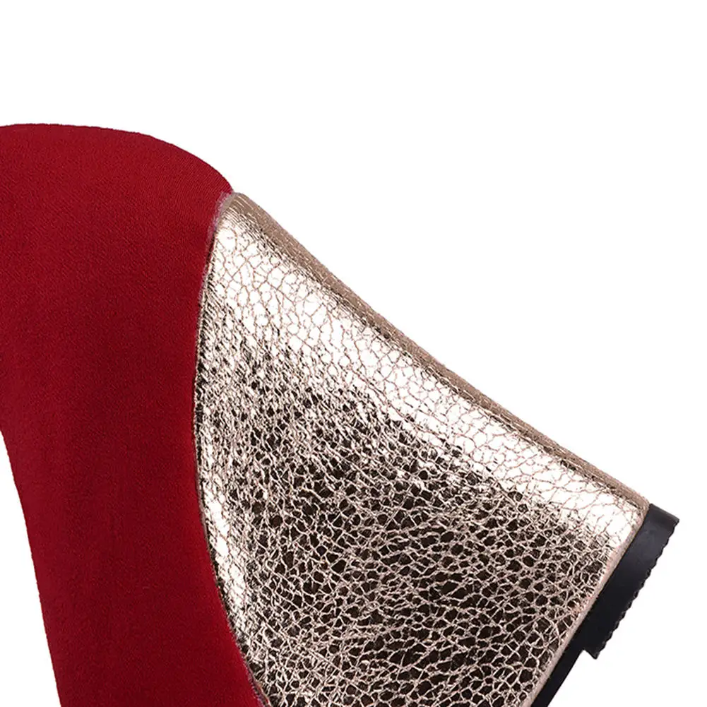 Dilalula 2019 Sexy Black Platform Party Wedding Pumps Women 11.5 Cm Spring Elegant Shallow Super High Heel Wedges Shoes Woman
