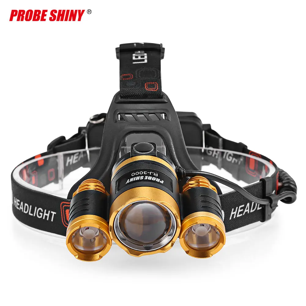 Waterproof Head Mounted Focusing 20W LED Headlight Head Lamp Zoomable