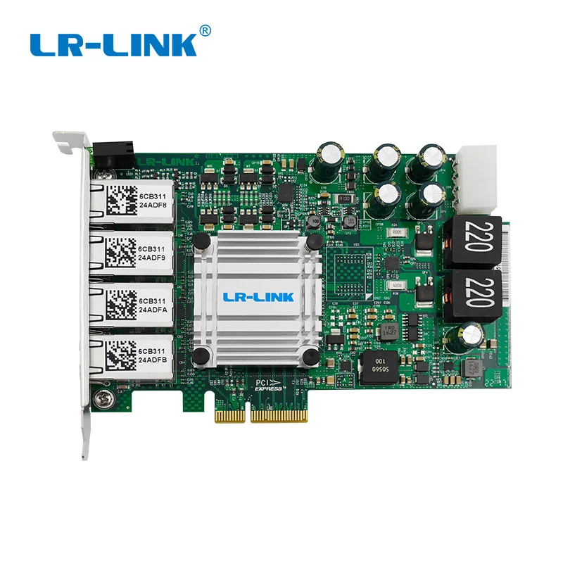 LR Link 9724HT POE POE Gigabit Ethernet Frame Grabber Quad Port PCI Express RJ45 Video Capture 2