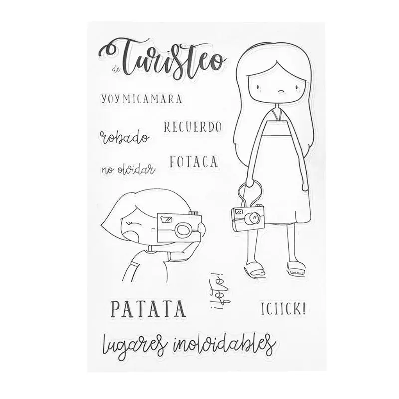 

Photograph Silicone DIY Clear Stamps Scrapbooking for Photo Album Paper Card Art Crafts Decor For Scrapbooking New Stamps 2019