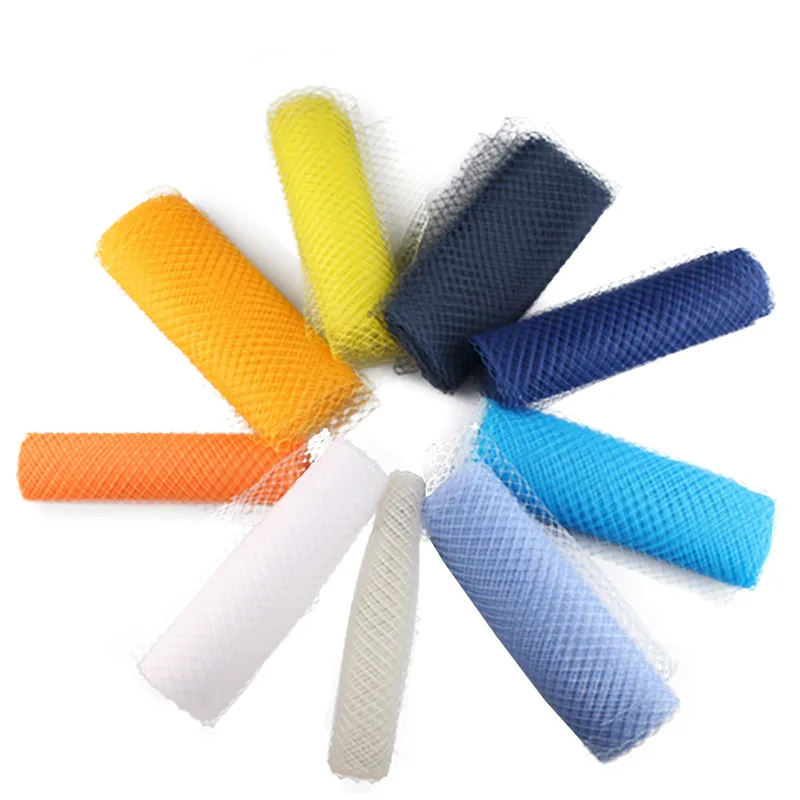 25cm*1yard Wedding Millinery Netting Russian Birdcage Veil DIY Fascinator Hat Trimming Hair Accessories Tulle Dress Fabric