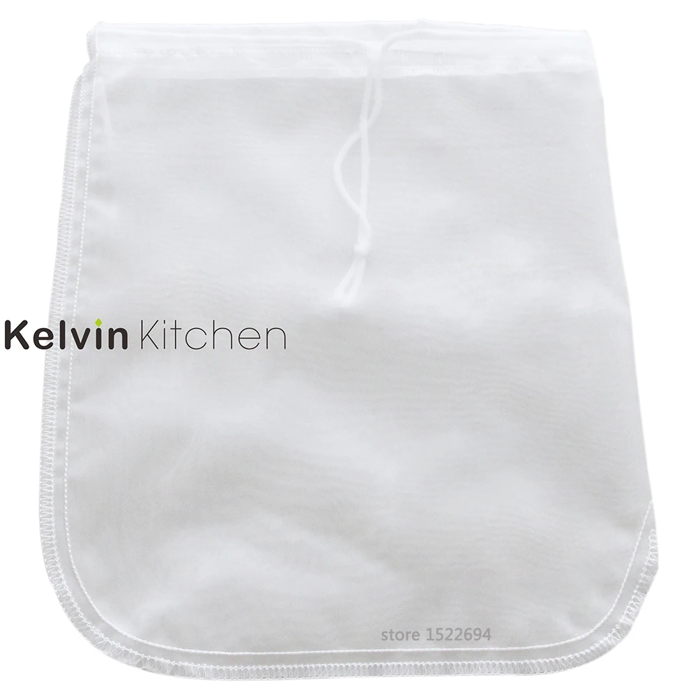 Pro 12x12 Inch Nut Milk Filter Bag Kitchen Sprout Commercial Pro 12x12 Inch Nut Milk Filter Bag Kitchen Sprout Commercial Grade Juices Strainer With Top Draw String In Colanders Strainers From Home