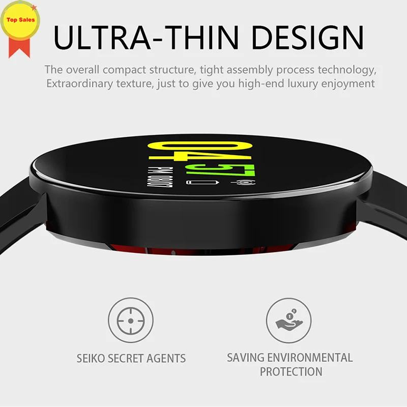 

sport band watch color screen heart rate monitor watch blood pressure pedometer men smart bracelet for Android huawei xiaomi IOS