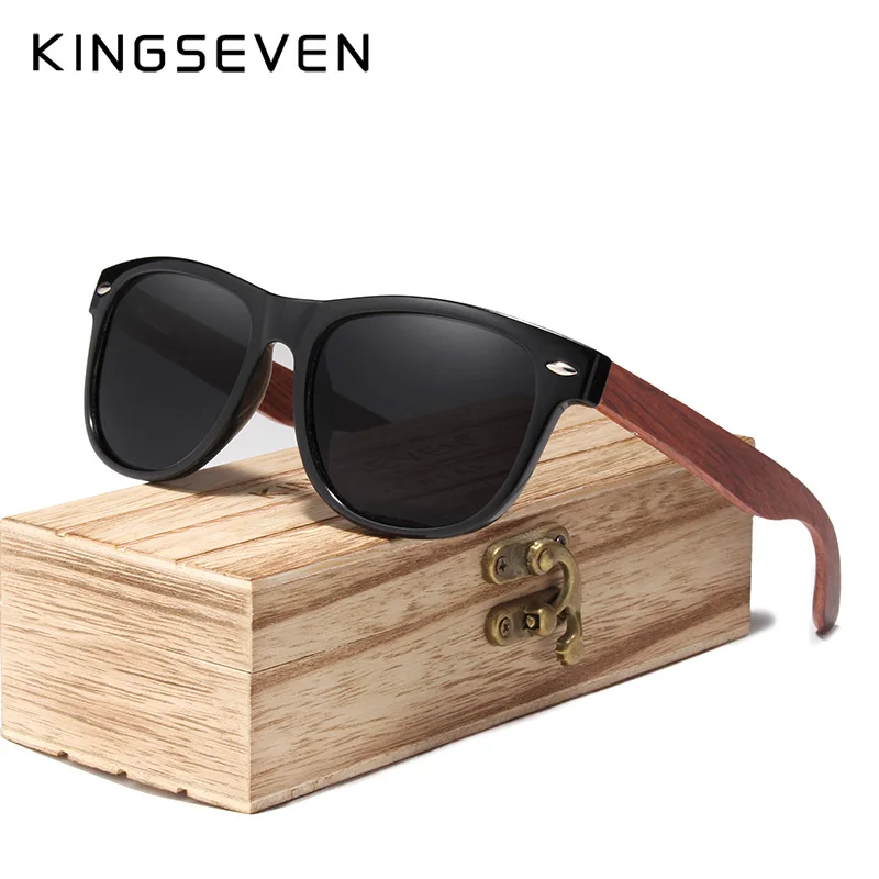 Женские солнцезащ. Очки в Винтаж. Оправе KINGSEVEN серые солнцезащитные очки