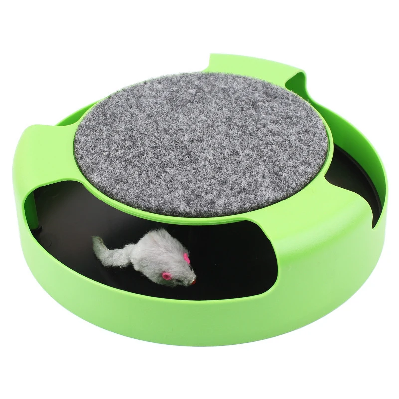 Игрушка кошка Животные Продукты котенок игрушки с подвижными Мышь внутри Roped Забавный искусственная Мышь играть в игрушки для детей и кошка