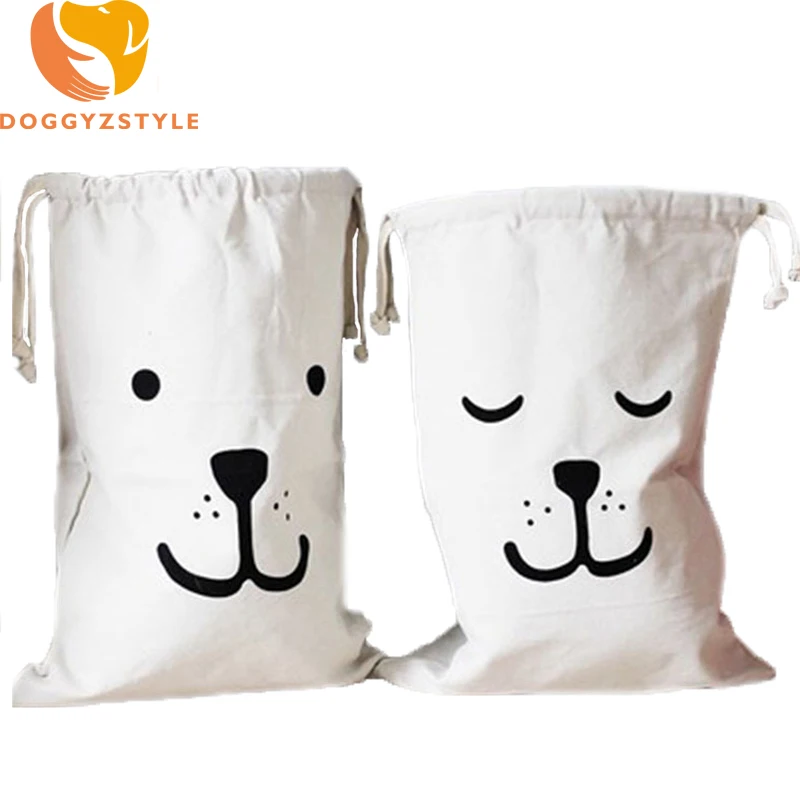 

Kids Toys Storage Canvas Bags Batman Bear Pattern Laundry Bag Pouch Cartoon Laundry Drawstring Pocket DOGGYZSTYLE