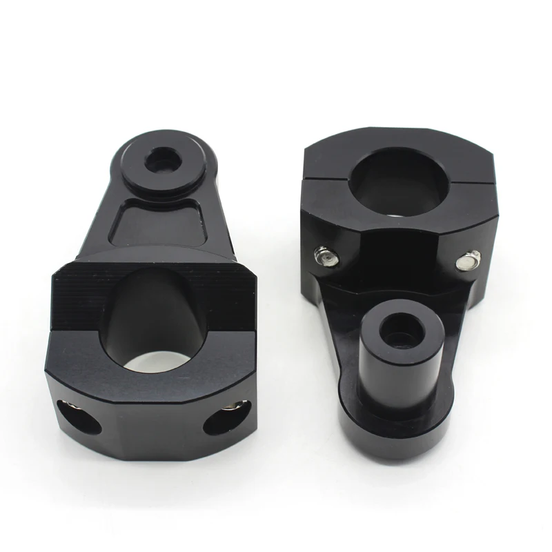 

Universal Anodized 2 Inch Pivoting Motorcycle Handlebar Riser For 7/8" 22mm and 1-1/8" 28mm fat handleBars Clamp 3Color