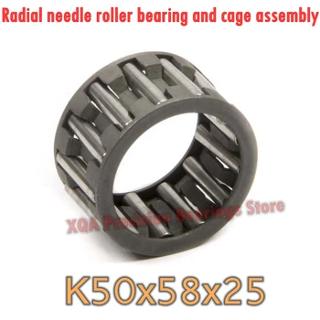 

10PCS/LOT K505825 Radial needle roller bearing and cage assembly 50*58*25 mm K50x58x25 29244/50