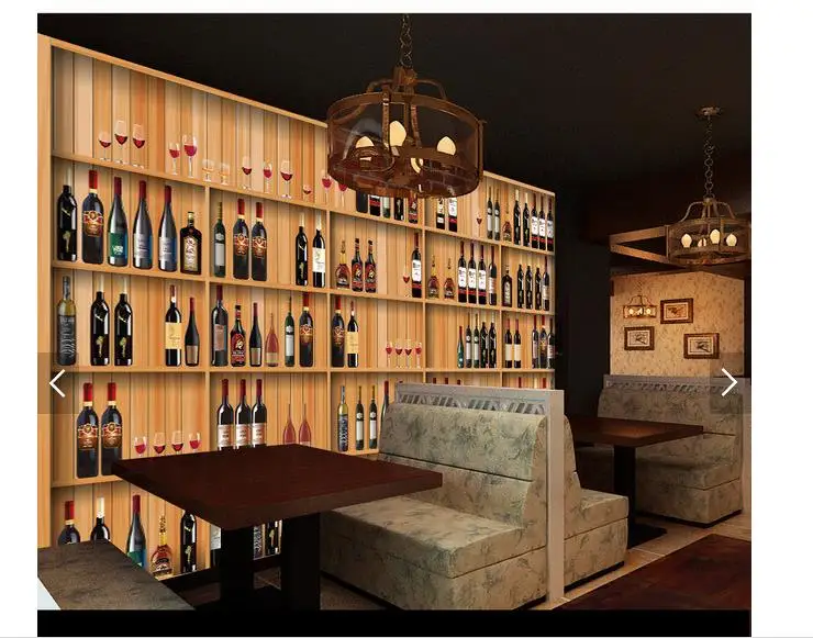 Customized 3d wallpaper 3d wall murals wallpaper Red wine wine large