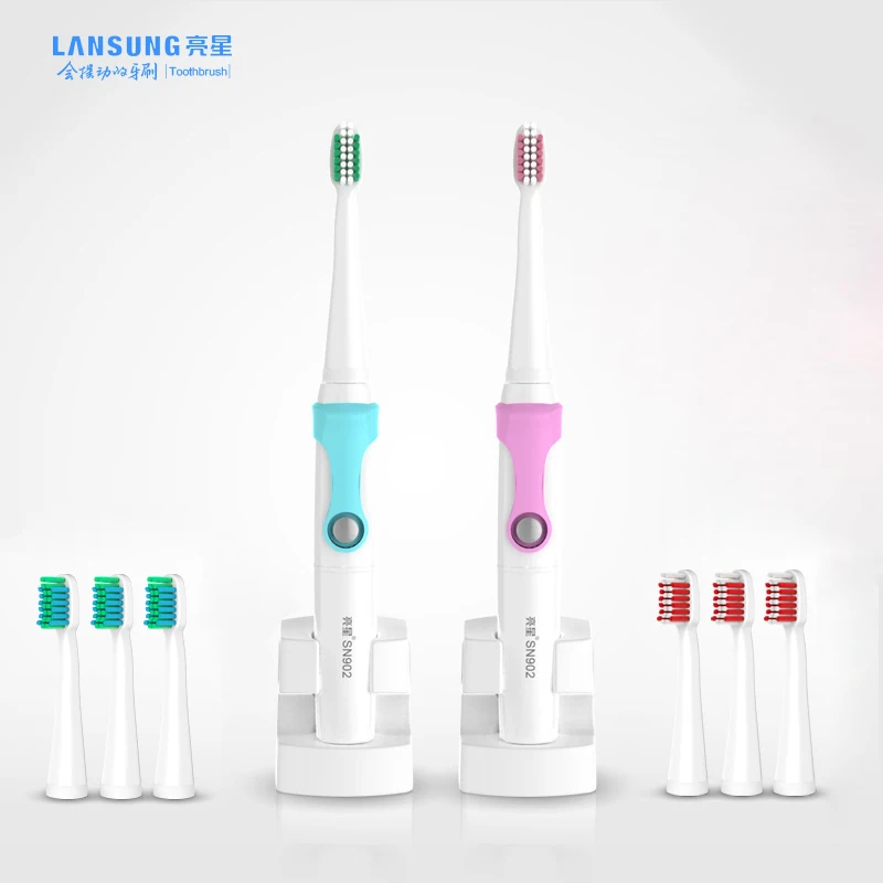 LANSUNG 902 Sonic electric toothbrush Wireless Rechargeable timer Ultrasonic toothbrush Whitening Teeth 3pcs Replacement Heads LANSUNG 902 Sonic electric toothbrush Wireless Rechargeable timer Ultrasonic toothbrush Whitening Teeth 3pcs Replacement Heads