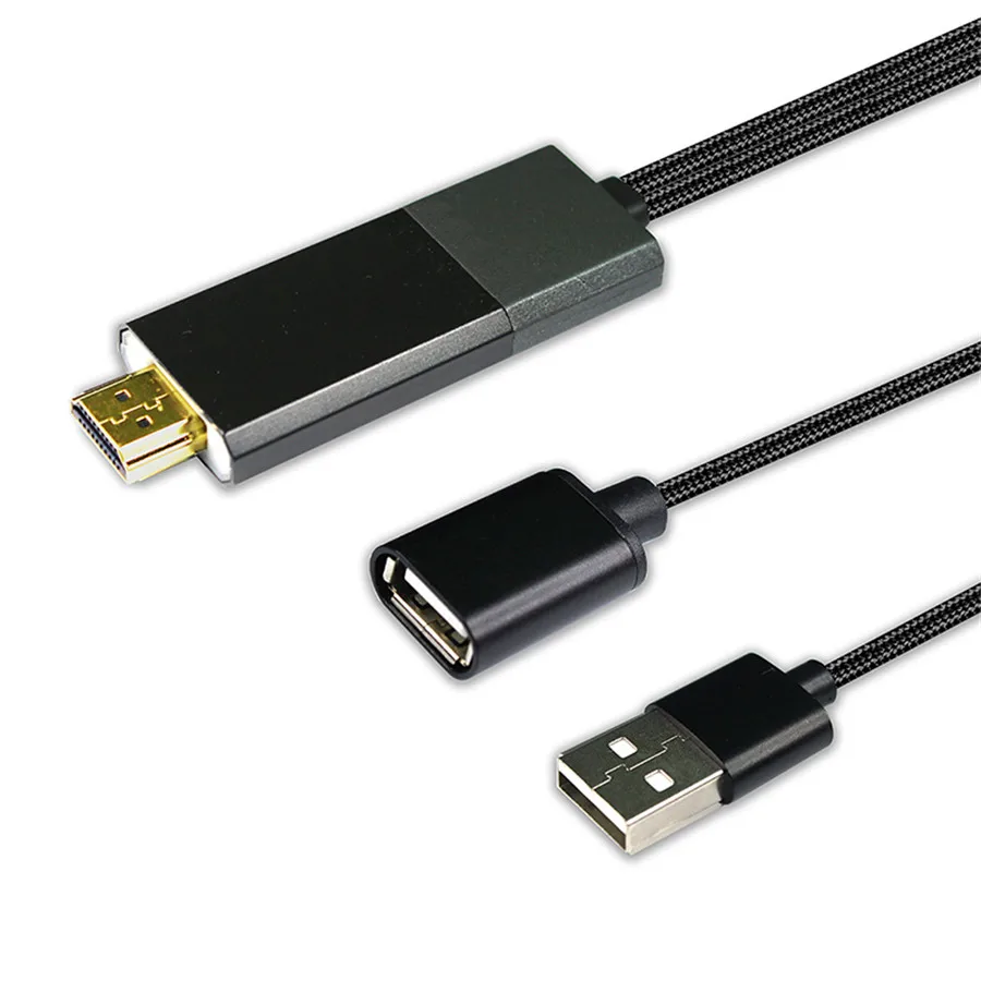 Универсальный кабель HDMI 1080 P Зеркало Ссылка шнур Android/iOS/тип-c телефон к HDTV адаптер