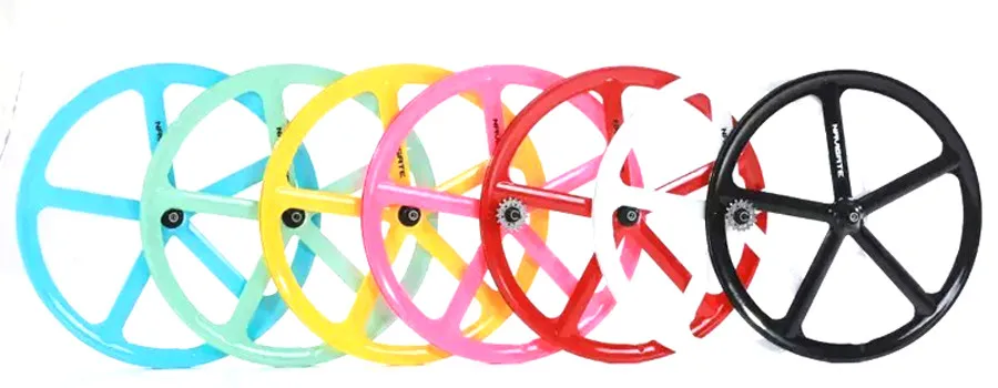 Excellent 2016 new fixed gear bicycle wheel 700C magnesium alloy one-piece Rueda de bicicleta comes with 17T freewheel 2