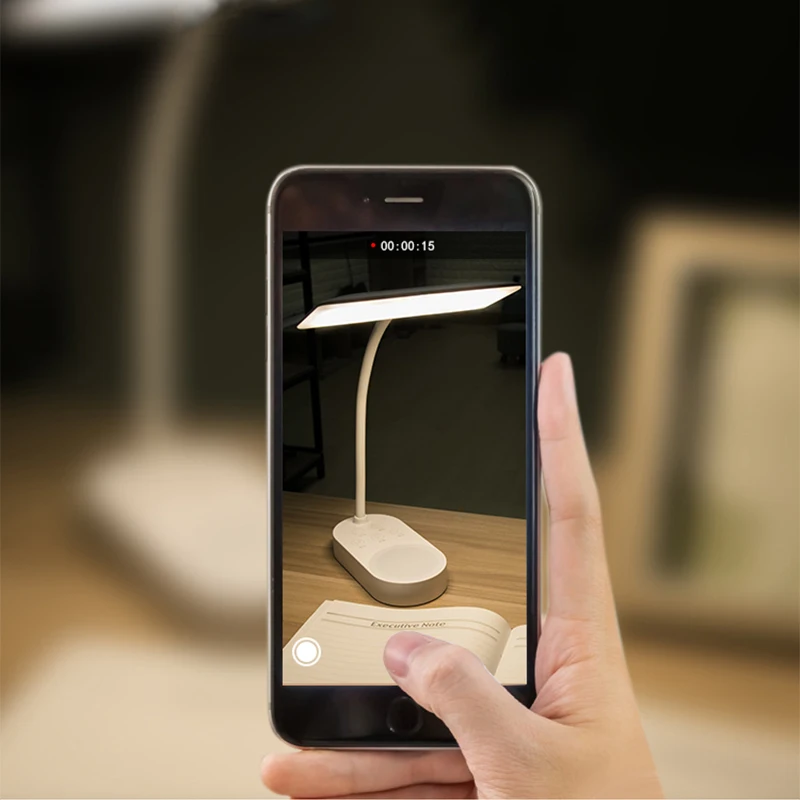  Innovative Dual Lamp Design USB Charging 5 Stops Cold/Warm Light Table Lamp Desk Table Light Led De - 32929431997