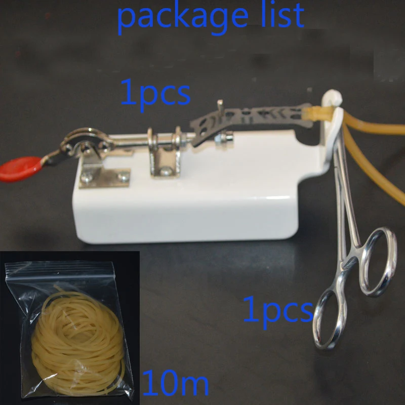 Открытый инструмент Рогатка завязывание резиновый ремешок Помощник Набор стрельба катапульта помощник из нержавеющей стали резка завязывание кожаный бар