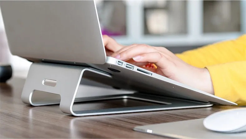 Универсальная Алюминиевая Подставка для ноутбука, подставка для планшета, держатель для планшета, охлаждающая настольная подставка для MacBook Pro Air 1" до 15"