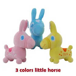 25 см 3 цвета маленькая лошадь кукла плюшевые Игрушечные лошадки Животные мягкие детские Игрушечные лошадки для детей подарок для