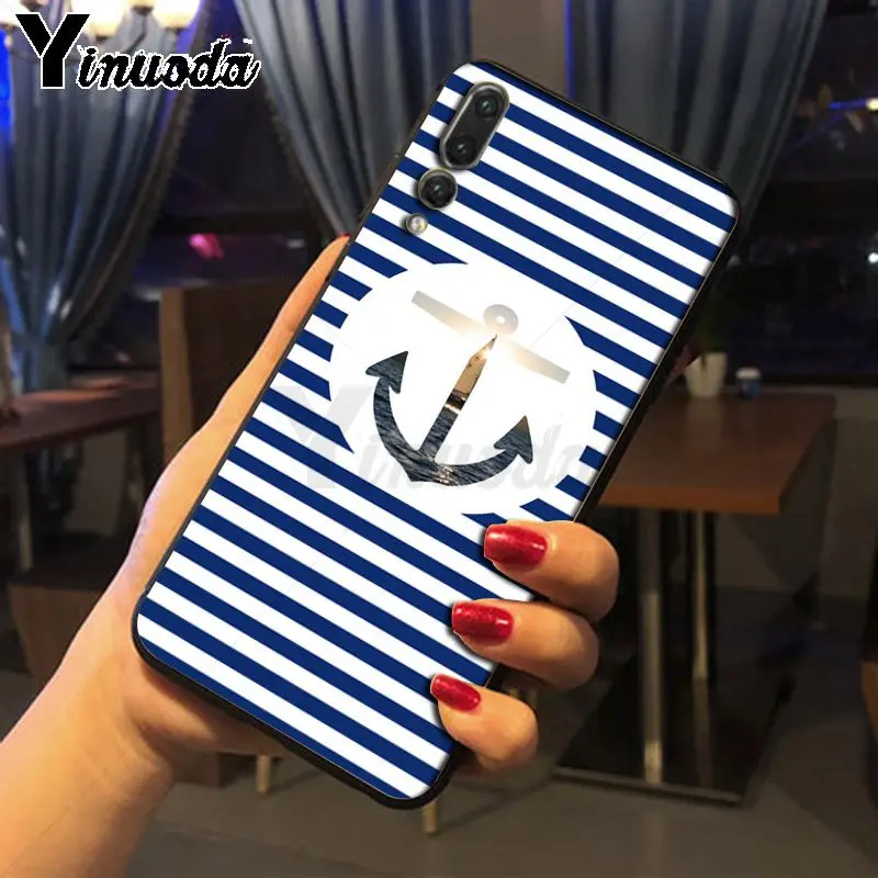 Nautical Tattoo blue boat Anchor Art