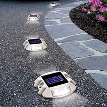 

2PCS Solar LED Garden Lamp Waterproof IP65 Pathway Driveway Light Lamp Dock Path Step Road Yard 5 Color Outdoor Path Lamp