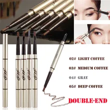 OutTop усилители для бровей Автоматическое вращение водонепроницаемый карандаш для бровей карандаш для глаз двойной бровей td0319 Прямая поставка