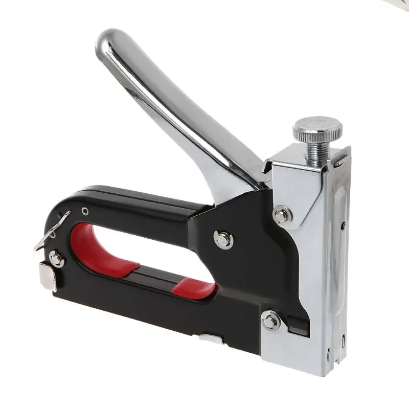 

3 Way Manual Heavy Duty Stapler Staple Gun Nailer Tacker With Staples Nails Set For Upholstery Wood Framing Door Furniture