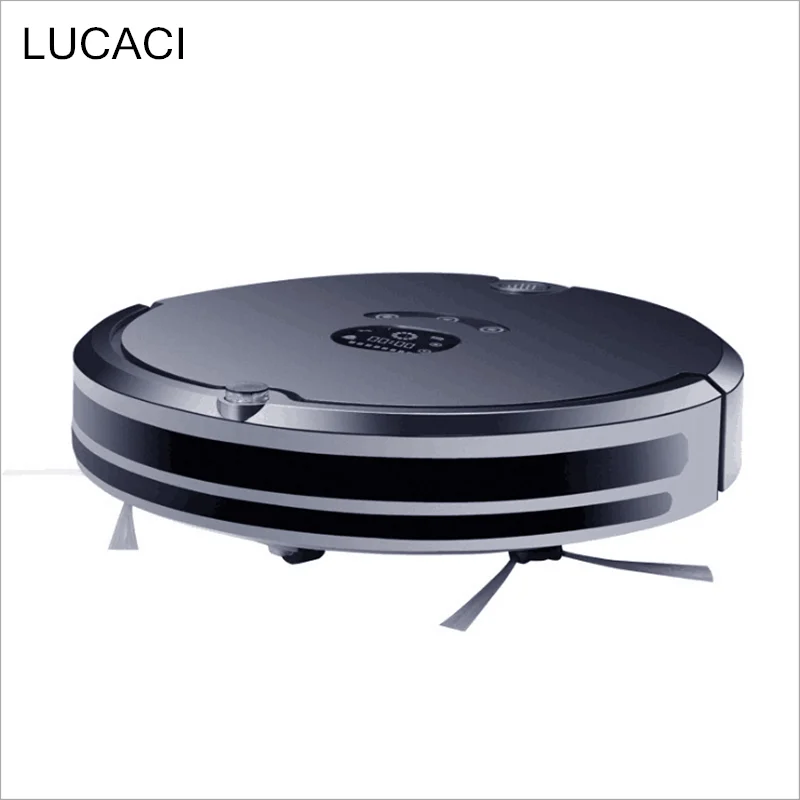 

Free Shipping Robot Vacuum Cleaner with Self-Charge Wet Mopping for Wood Floor Dry and Wet Function