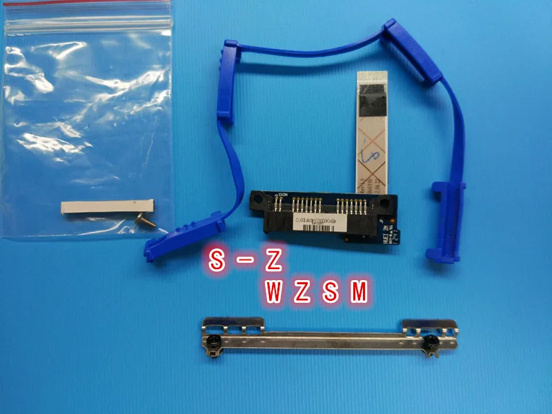 

NEW For EliteBook 2530p Series HDD Caddy Adapter 1.8" SATA Hard Disk Connector w/Cable+Bracket+Rubber, LS-4029P NBX0000AY00