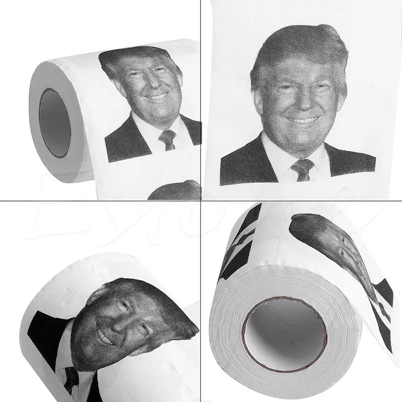 4 эмоций Tissue Political вечерние Y подарок-розыгрыш голосование Дональд Трамп Wipe