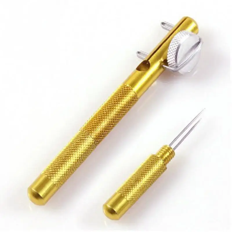 

Alloy Fishing Hook Tier Double-headed Needle Knots Tie Gold Fishing Line Knotter Fishhook Tie Device