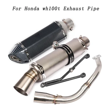 

Motorcycle Exhaust Wh100T Full System for Honda Wh100T WH 100T Slip On Exhaust Muffler Escape Moto
