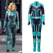 Комбинезон капитана Марвел, костюм для костюмированной вечеринки Carol Danvers,, костюм супергероя для костюмированной вечеринки, цельный комбинезон, перчатки, пояс Комбинезон капитана Марвел, костюм для костюмированной вечеринки Carol Danvers,, костюм супергероя для костюмированной вечеринки, цельный комбинезон, перчатки, пояс
