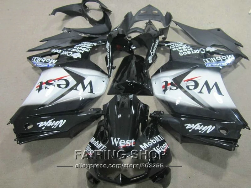 

Bodywork kits For Kawasaki Ninja 250r 2008 2014 2009 2013 ( West Fairing kit ) zx250r 08 14 Fairings S145