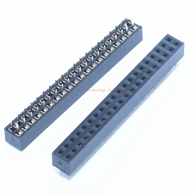 10 шт. 2x20 Pin 40 Pin header 2 мм Двухрядные женские прямые Header шаг 2*20 2,0 мм