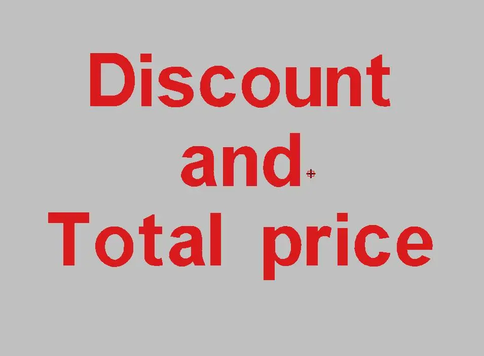 

Discounts and price differentials