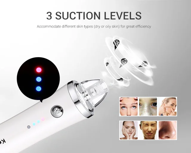 Kemei Km - 1871 7 In 1 Blackhead Vacuum Cleaner Beauty Suction Tools Acne Pimple Removal Face Skin Face Clean Machine Tool Z30 - Powered Facial Cleansing Devices - AliExpress