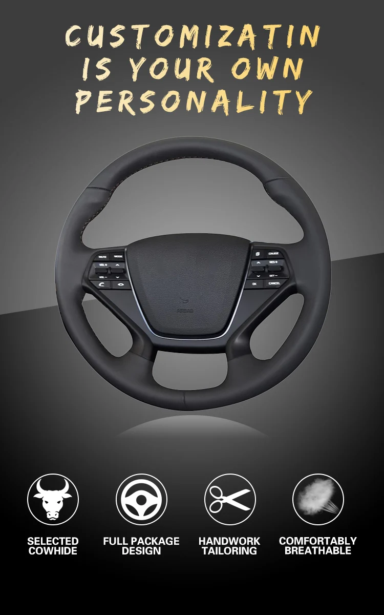 for Hyundai Sonata 9 2015 2016 2017 (4-Spoke)-002