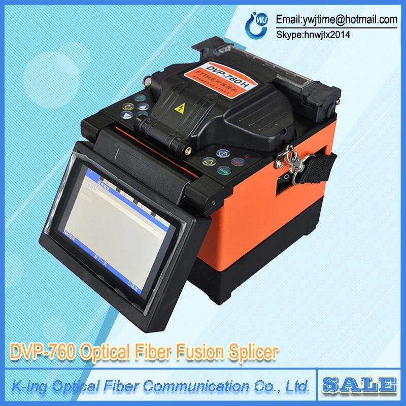

DVP760 FTTH Fiber Optic Splicing Machine Fusion Splicer DVP760HDigital Fusion Splicer including Fiber Cleaver Stripper
