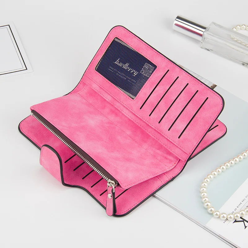 2020 New Fashion Women Wallets Drawstring Nubuck Leather Zipper Wallet Women's Long Design Purse nubuck leather hasp Clutch 2020 New Fashion Women Wallets Drawstring Nubuck Leather Zipper Wallet Women's Long Design Purse nubuck leather hasp Clutch