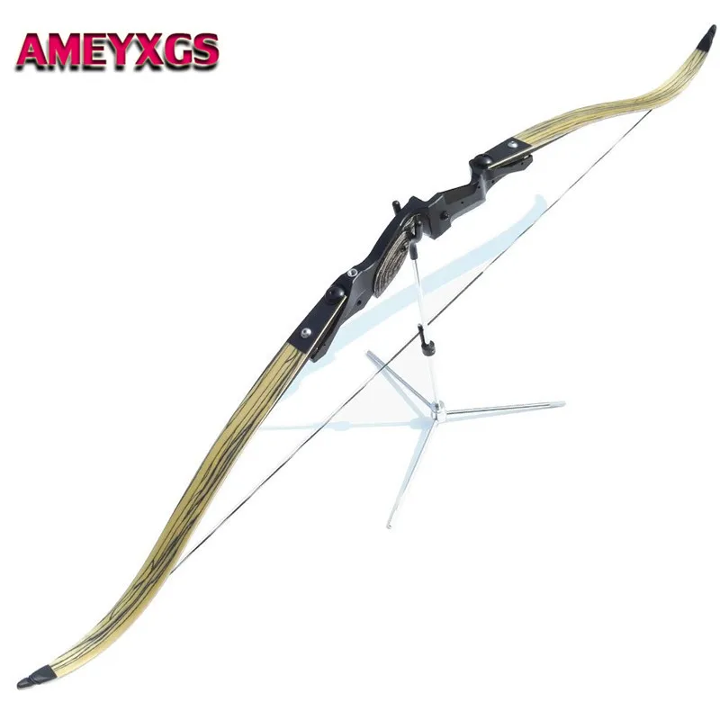 

60" 30-60Lbs Archery Recurve Takedown Bow Longbow Right Hand ILF Handle 190FPS Outdoor Shooting Hunting Sports Game Accessories