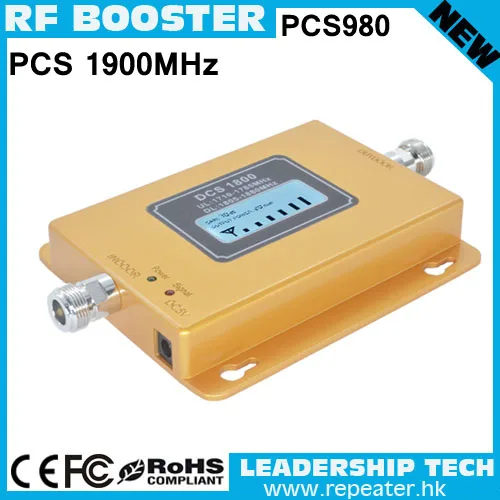 

Free shipping Wholesale RF PCS980 1900mhz 3G LCD display cellular mobile/cell phone signal repeater booster amplifier detector