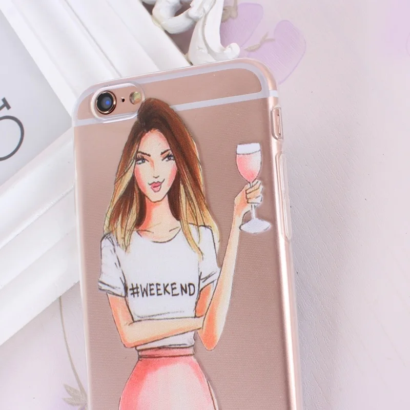 Transparent Soft Silicone Cover Coque Capa 18