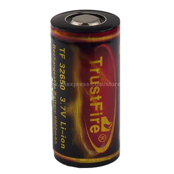 

TrustFire 32650 3.7V 6000mAh Rechargeable Li-ion 32650 Battery With PCB