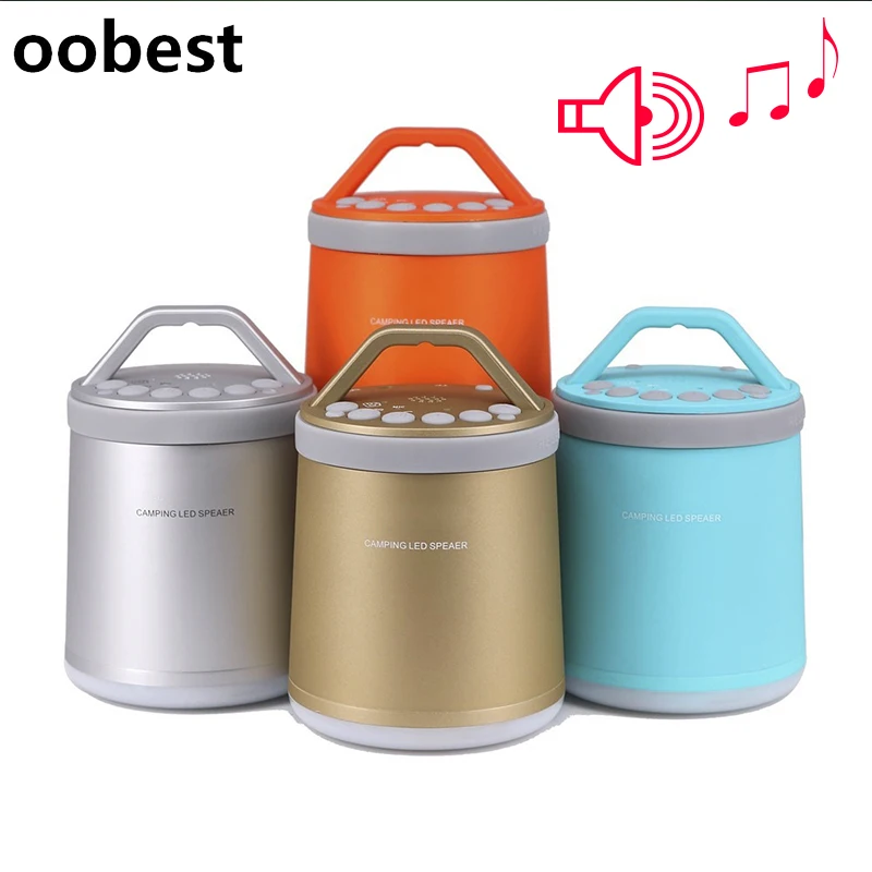 

oobest B13 Portable Wireless Bluetooth Speaker FM mp3 with Selfie Camera Camping LED Mini Speaker Handsfree for iPhoneX Phone