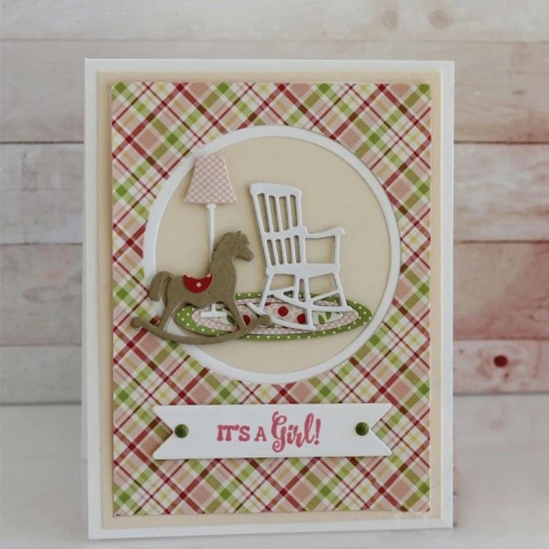 Bedroom's Chair Bed Light Metal Cutting Dies Stencils For DIY Scrapbooking Decorative Embossing Suit Paper Cards Die Cutting