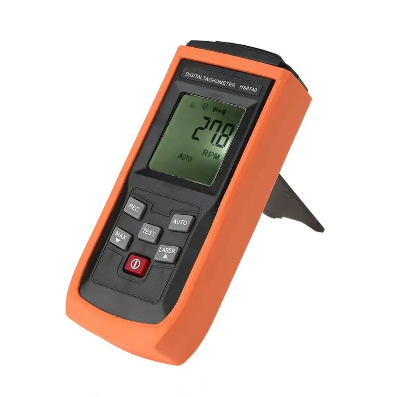 

Portable LM-8740 Digital LCD Laser Tachometer Non-Contact RPM Meter Tester Rotated Speed Detector with Backlight