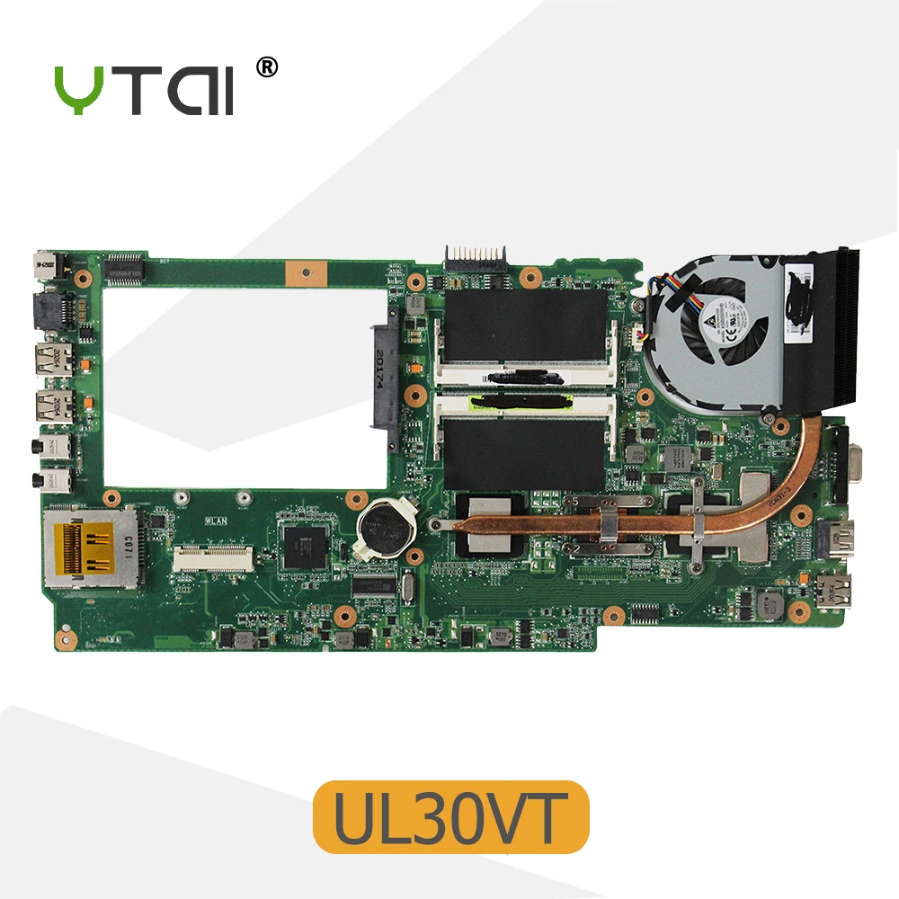 

YTAI for Asus UL30VT REV.2.0 Laptop Motherboard SU7300 GeForce G210 REV2.0 DDR3 GS45 mainboard free shipping