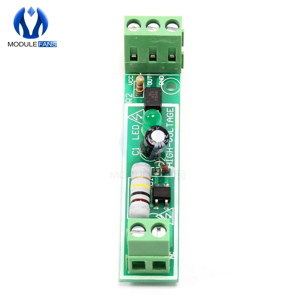 1-Bit AC 220V оптрон модуль Напряжение обнаружения доска адаптивные для isolamento fotoaccoppiatore адаптер PLC 24V Level